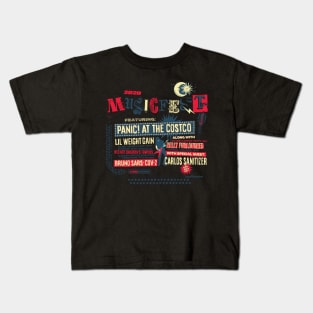 2020 COVID-19 Music Fest concert series Kids T-Shirt